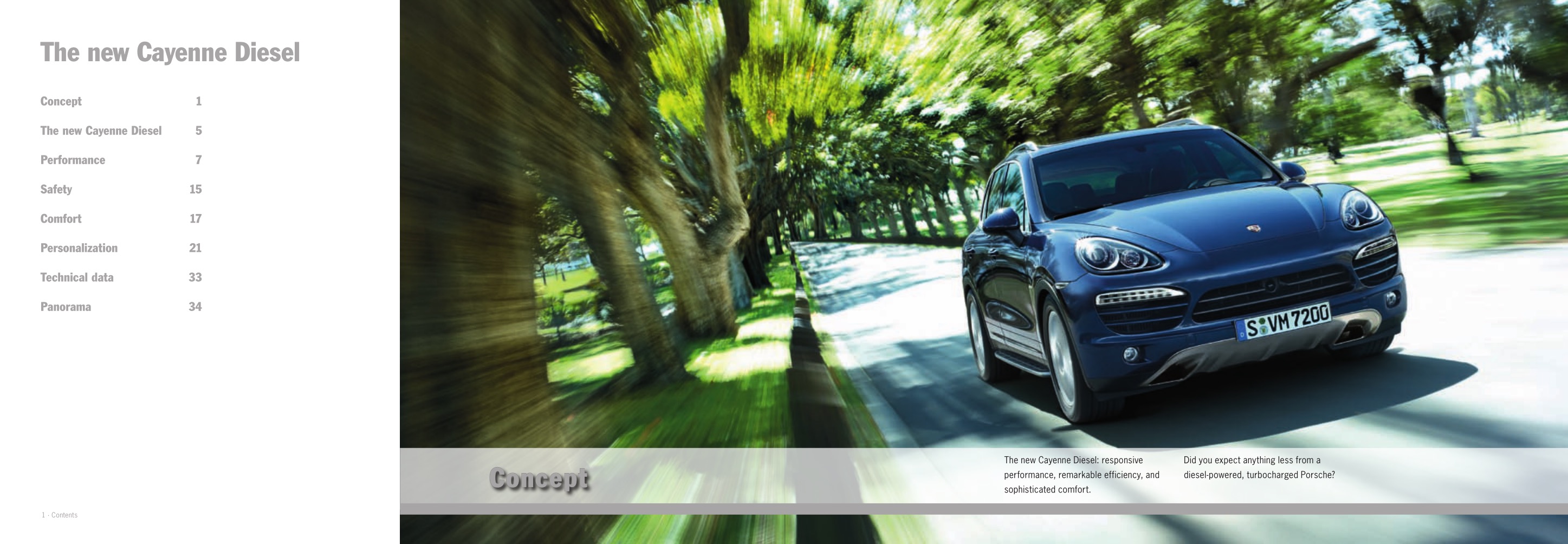 2012 Porsche Cayenne Diesel Brochure Page 12
